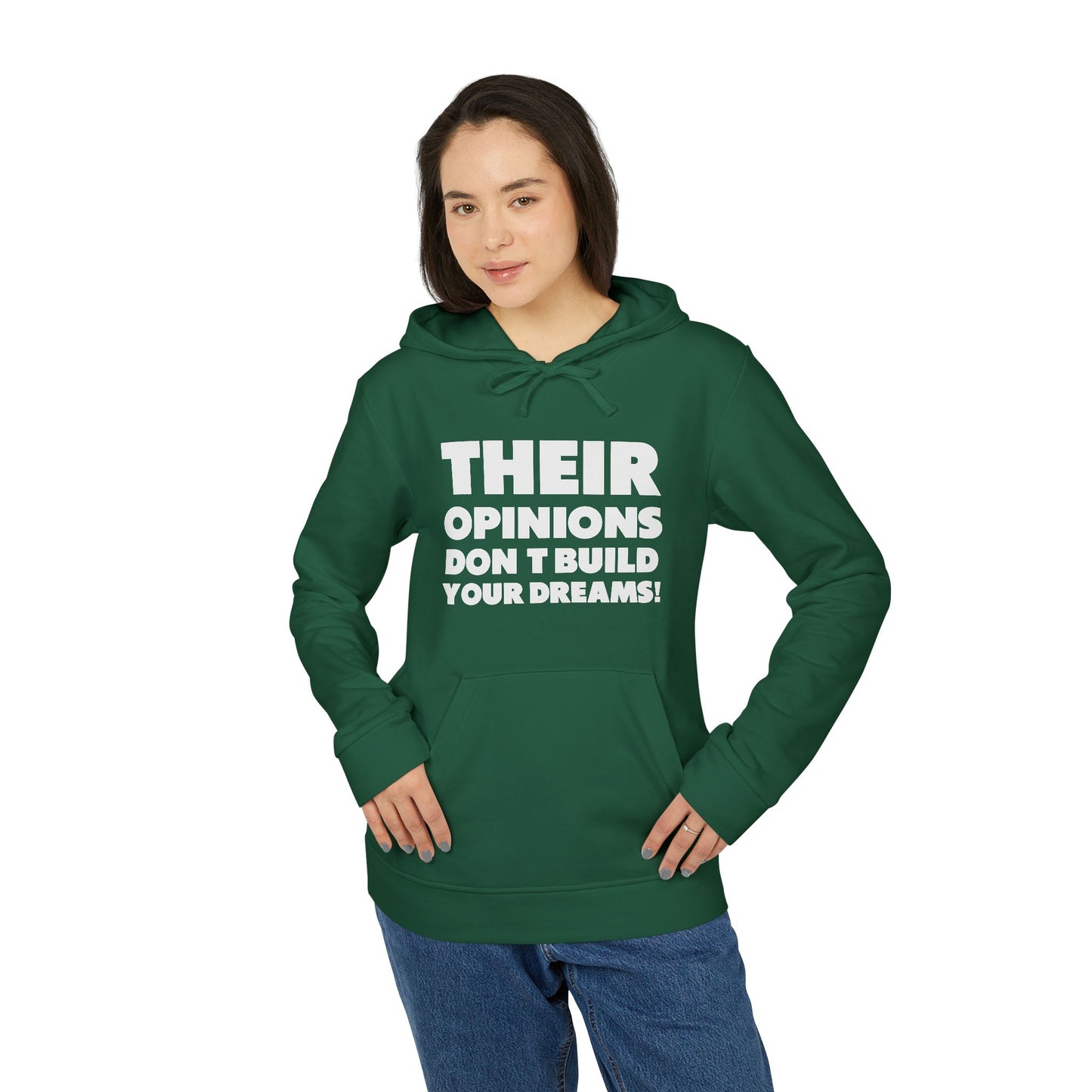 Their Opinions Don't Build your Dreams adidas Motivational Hoodie