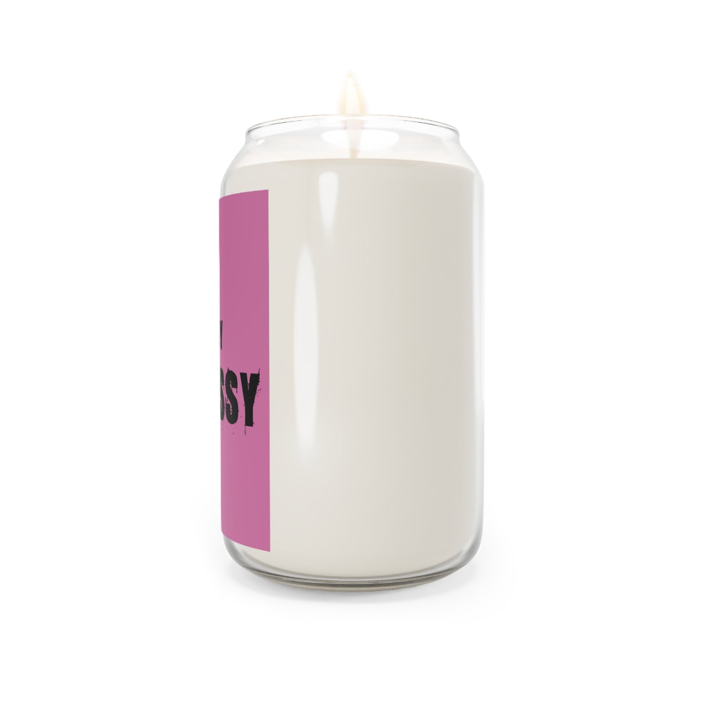 Classy Sassy and Bad Assy (Pink) Scented  Motivational Candle, 13.75oz