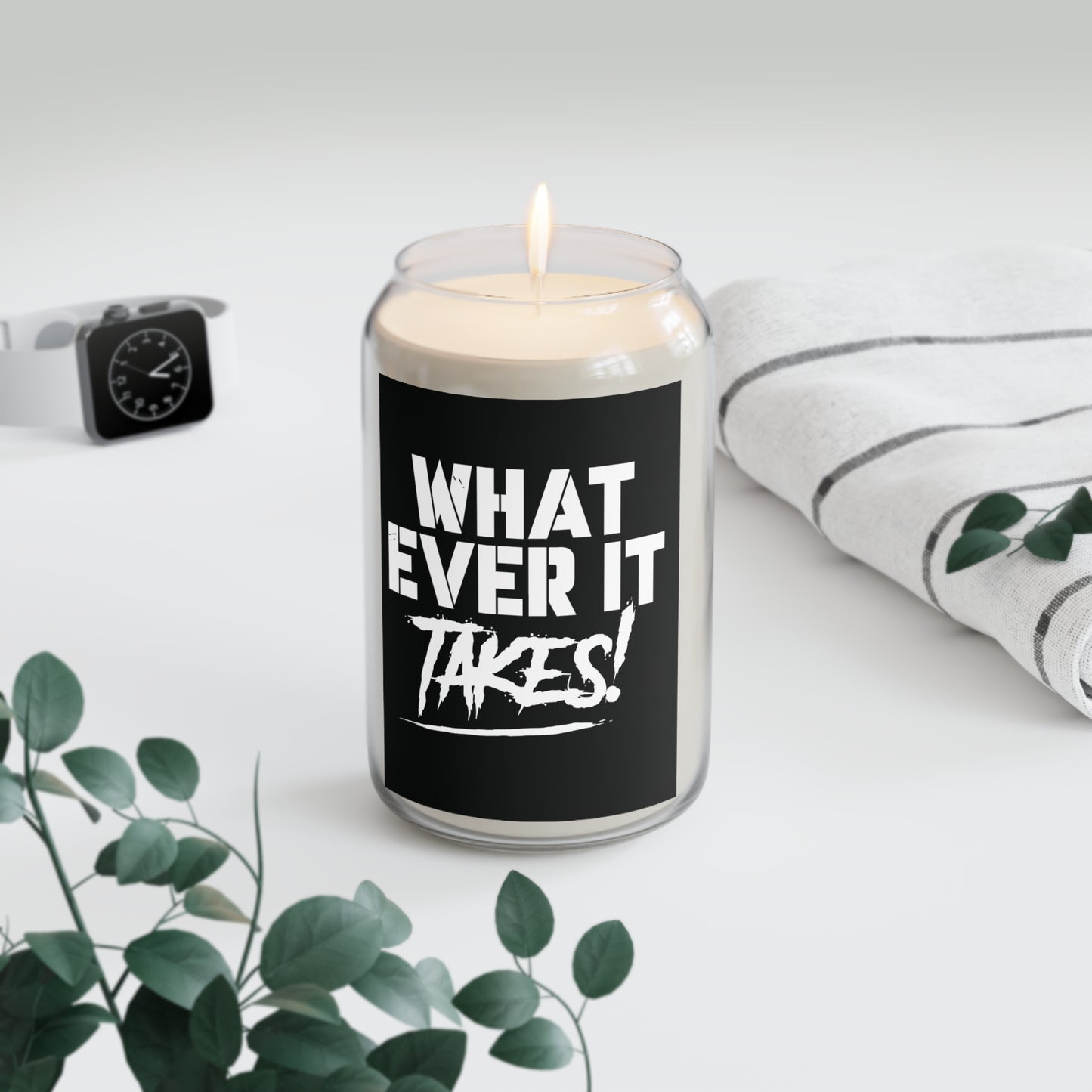 What Ever It Takes! Scented  Motivational Candle, 13.75oz