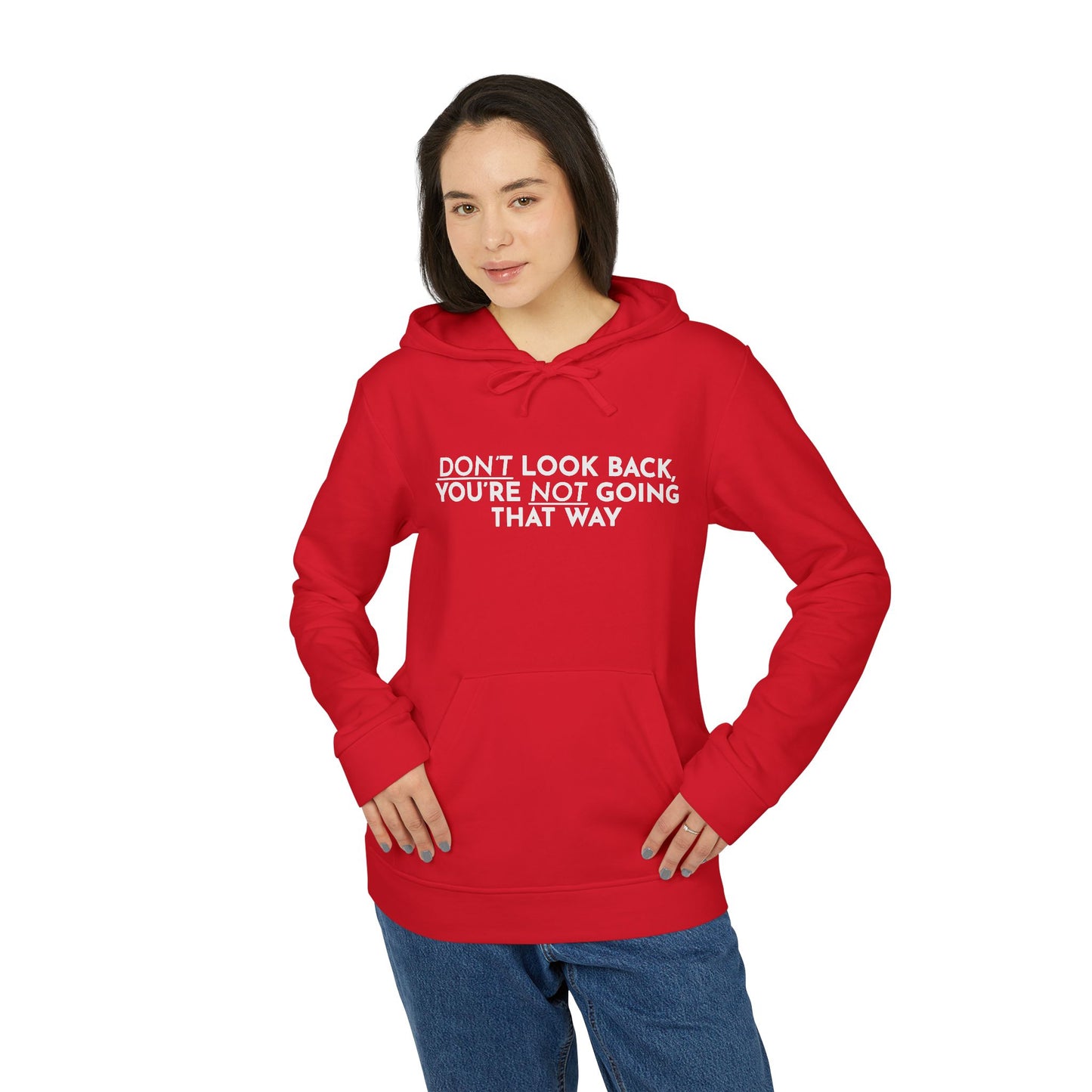 Don't Look Back adidas Unisex Fleece Hoodie